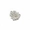 Crystal Rhinestone Brooch Pin Unique Design For Bridal Crafts 1 3/4 Inch